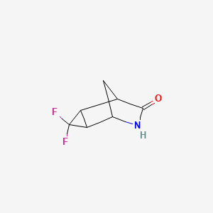 3,3-Difluoro-6-azatricyclo[3.2.1.02,4]octan-7-one