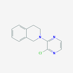 molecular formula C13H12ClN3 B1488649 2-(3-Chloropyrazin-2-yl)-1,2,3,4-tetrahydroisoquinoline CAS No. 1283887-49-9