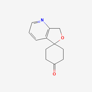 molecular formula C12H13NO2 B14886497 7'H-Spiro[cyclohexane-1,5'-furo[3,4-b]pyridin]-4-one 