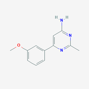 6-(3-Methoxyphenyl)-2-methylpyrimidin-4-amine