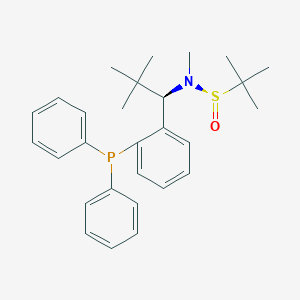 [S(R)]-N-[(1R)-1-[2-(Diphenylphosphino)phenyl]-2,2-dimethylpropyl]-N,2-dimethyl-2-propanesulfinamide