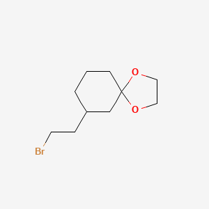 7-(2-Bromoethyl)-1,4-dioxaspiro[4.5]decane