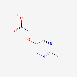 molecular formula C7H8N2O3 B14886583 2-((2-Methylpyrimidin-5-yl)oxy)acetic acid 