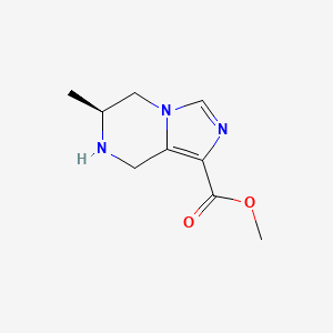 Methyl (S)-6-methyl-5,6,7,8-tetrahydroimidazo[1,5-a]pyrazine-1-carboxylate