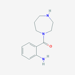 molecular formula C12H17N3O B14886608 (2-Aminophenyl)(1,4-diazepan-1-yl)methanone 