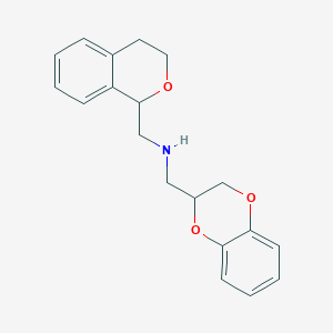 1-(2,3-dihydro-1,4-benzodioxin-2-yl)-N-(3,4-dihydro-1H-isochromen-1-ylmethyl)methanamine