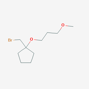 1-(Bromomethyl)-1-(3-methoxypropoxy)cyclopentane