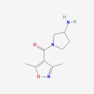(3-Aminopyrrolidin-1-yl)(3,5-dimethylisoxazol-4-yl)methanone