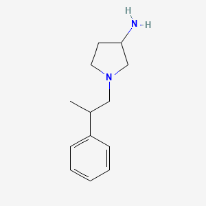 molecular formula C13H20N2 B1488669 1-(2-Phenylpropyl)pyrrolidin-3-amine CAS No. 1248950-89-1