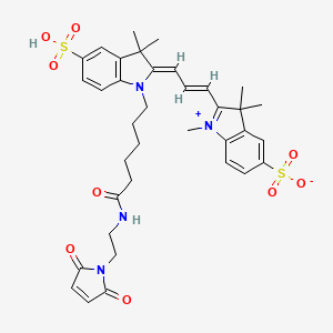 molecular formula C36H42N4O9S2 B14886697 Cyanine-3-maleimide 