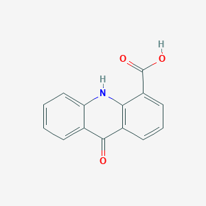 molecular formula C14H9NO3 B148867 4-Carboxy-9-acridanone CAS No. 24782-64-7
