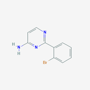 2-(2-Bromophenyl)pyrimidin-4-amine