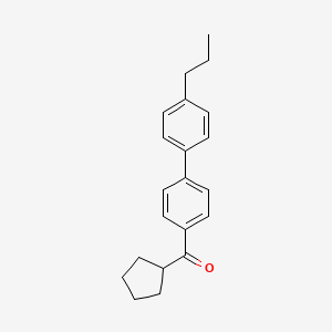 Cyclopentyl(4'-propyl[1,1'-biphenyl]-4-yl)methanone