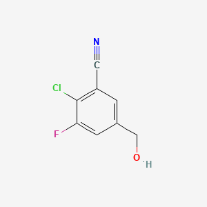 2-Chloro-3-fluoro-5-(hydroxymethyl)benzonitrile