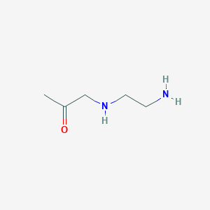 molecular formula C5H12N2O B14886737 1-((2-Aminoethyl)amino)propan-2-one 