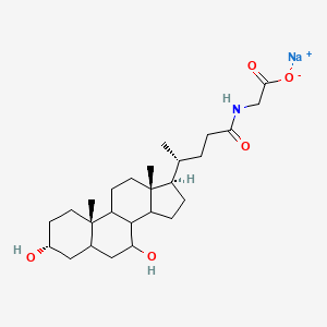 Glycochenodeoxycholic acid sodium