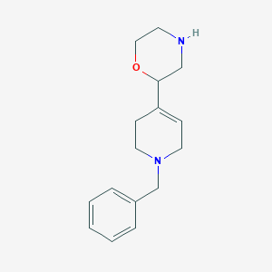 molecular formula C16H22N2O B14886820 2-(1-Benzyl-1,2,3,6-tetrahydropyridin-4-yl)morpholine 