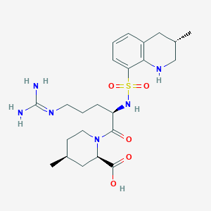 (2R,4S)-4-Methyl-1-((((S)-3-methyl-1,2,3,4-tetrahydroquinolin-8-yl)sulfonyl)-D-arginyl)piperidine-2-carboxylic acid