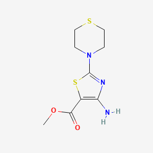 Methyl 4-amino-2-thiomorpholinothiazole-5-carboxylate