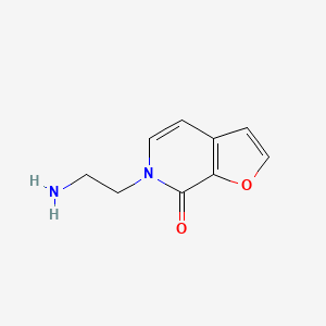 molecular formula C9H10N2O2 B1488689 6-(2-氨基乙基)呋喃[2,3-c]吡啶-7(6H)-酮 CAS No. 2092719-22-5