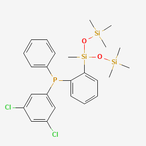 (3,5-Dichlorophenyl)(2-(1,1,1,3,5,5,5-heptamethyltrisiloxan-3-yl)phenyl)(phenyl)phosphane