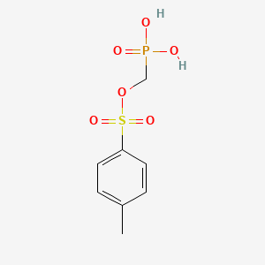 molecular formula C8H11O6PS B14886927 Tosyloxymethylphosphonic acid 