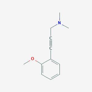 molecular formula C12H15NO B14886932 [3-(2-Methoxy-phenyl)-prop-2-ynyl]-dimethyl-amine 