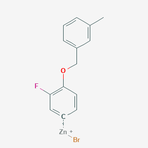 3-Fluoro-4-(3'-methylbenZyloxy)phenylZinc bromide