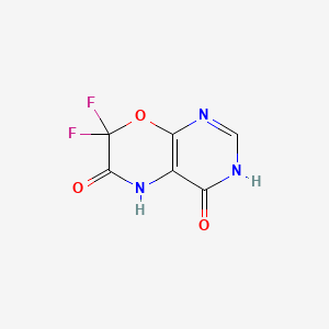 molecular formula C6H3F2N3O3 B14886948 7,7-Difluoro-3,5-dihydro-4H-pyrimido[4,5-b][1,4]oxazine-4,6(7H)-dione 