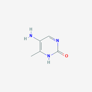 molecular formula C5H7N3O B14886956 5-Amino-6-methylpyrimidin-2(1H)-one 