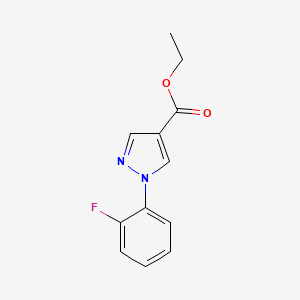 Ethyl 1-(2-fluorophenyl)-1H-pyrazole-4-carboxylate