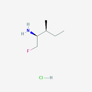 (2S,3S)-1-Fluoro-3-methyl-2-pentanamine HCl