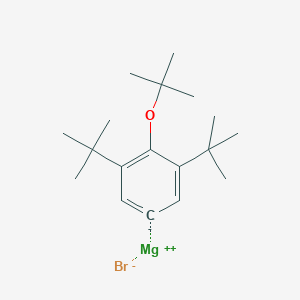 molecular formula C18H29BrMgO B14887043 (4-t-Butoxy-3,5-di-tert-butylphenyl)magnesium bromide 