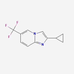 2-Cyclopropyl-6-(trifluoromethyl)imidazo[1,2-a]pyridine