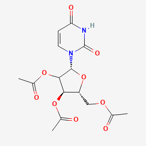 molecular formula C15H18N2O9 B14887070 [(2R,3R,5R)-3,4-diacetyloxy-5-(2,4-dioxopyrimidin-1-yl)oxolan-2-yl]methyl acetate 