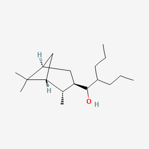 molecular formula C18H34O B14887111 2-Propyl-1-((1R,2R,3R,5S)-2,6,6-trimethylbicyclo[3.1.1]heptan-3-yl)pentan-1-ol 