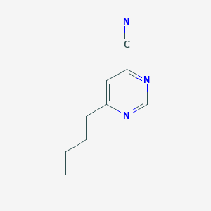 6-Butylpyrimidine-4-carbonitrile