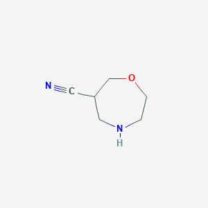 1,4-Oxazepane-6-carbonitrile