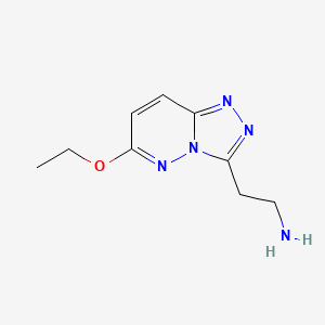 2-(6-Ethoxy-[1,2,4]triazolo[4,3-b]pyridazin-3-yl)ethan-1-amine