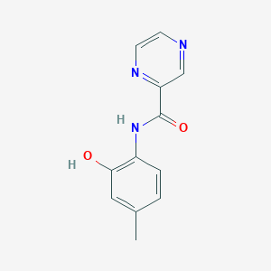 molecular formula C12H11N3O2 B14887207 N-(2-hydroxy-4-methylphenyl)pyrazine-2-carboxamide 