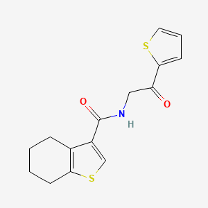 N-[2-oxo-2-(thiophen-2-yl)ethyl]-4,5,6,7-tetrahydro-1-benzothiophene-3-carboxamide