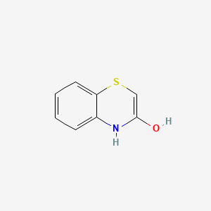 molecular formula C8H7NOS B14887233 4H-Benzo[b][1,4]thiazin-3-ol 