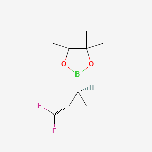 2-((1S,2S)-2-(Difluoromethyl)cyclopropyl)-4,4,5,5-tetramethyl-1,3,2-dioxaborolane