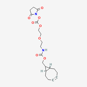 molecular formula C20H26N2O8 B14887267 endo-BCN-PEG1-NHS carbonate 