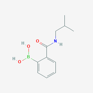 molecular formula C11H16BNO3 B14887329 2-(Isobutylcarbamoyl)benzeneboronic acid CAS No. 2096331-82-5