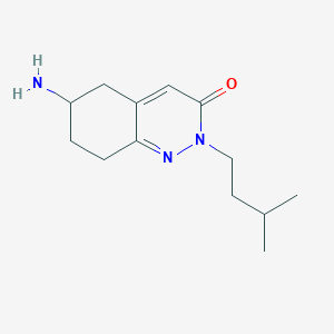 6-amino-2-isopentyl-5,6,7,8-tetrahydrocinnolin-3(2H)-one