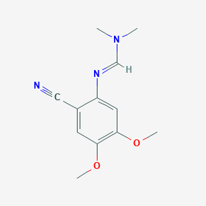 N'-(2-Cyano-4,5-dimethoxyphenyl)-N,N-dimethylformimidamide