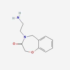 4-(2-aminoethyl)-4,5-dihydrobenzo[f][1,4]oxazepin-3(2H)-one