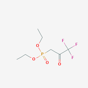 molecular formula C7H12F3O4P B14887354 Diethyl (3,3,3-trifluoro-2-oxopropyl)phosphonate 