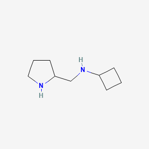 N-[(pyrrolidin-2-yl)methyl]cyclobutanamine